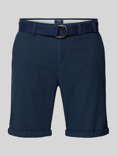 MCNEAL Korte slim fit chino met achterzakken Marineblauw - 2