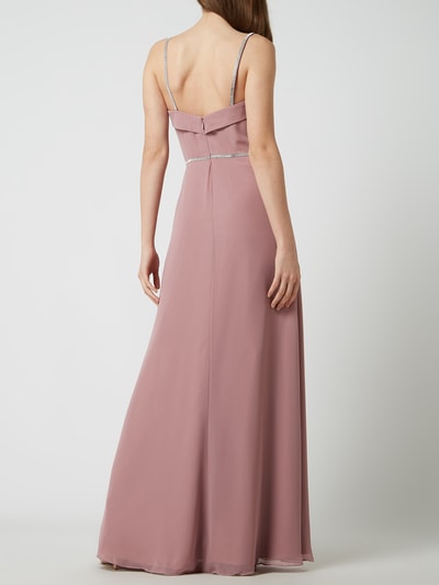 LUXUAR FASHION Sukienka wieczorowa z szyfonu  Różowy 4