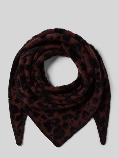 Tom Tailor Sjaal met wolgehalte Donkerbruin - 1