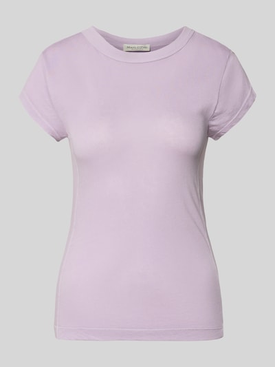 Marc O'Polo T-shirt o kroju slim fit z czystej bawełny Jasnofioletowy 2
