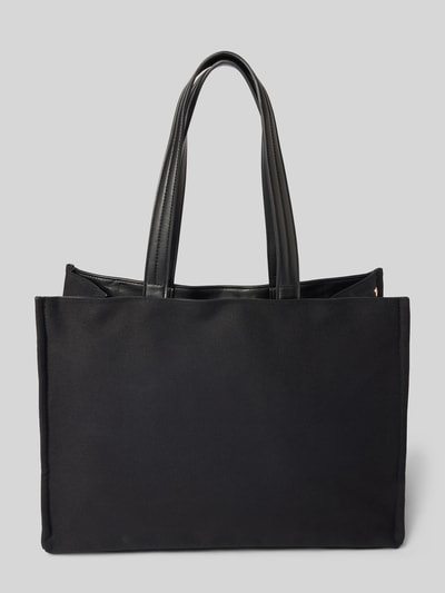 Liu Jo White Tote Bag mit Label-Detail Black 4