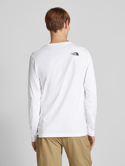 The North Face Longsleeve mit Label-Print Weiss 5