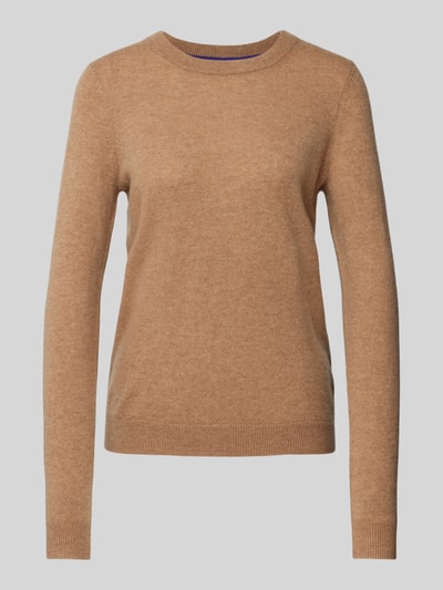 Christian Berg Woman Strickpullover mit Strukturmuster Camel 2