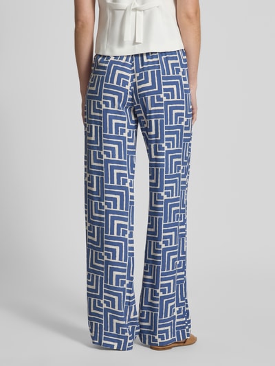 Christian Berg Woman Stoffhose aus Viskose mit Eingrifftaschen und elastischem Bund Offwhite 5