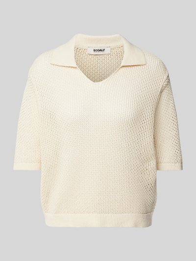 ECOALF Gebreide pullover met 1/2-mouwen, model 'ARGANALF' Beige - 2