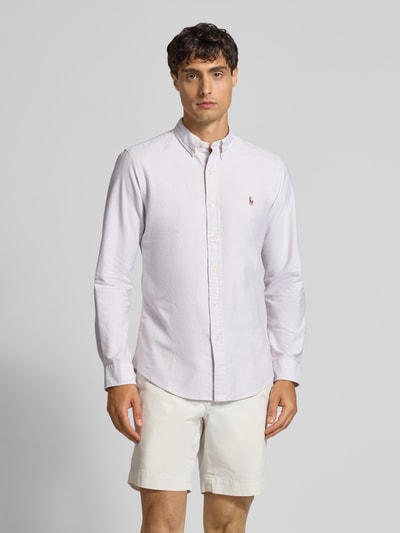 Polo Ralph Lauren Slim Fit Freizeithemd mit Button-Down-Kragen Beige 4