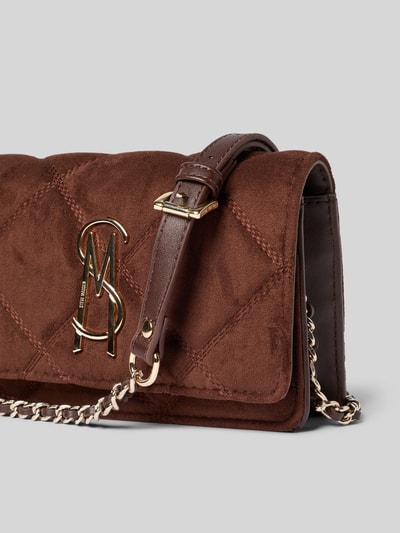 Steve Madden Crossbodytas met labeldetail Donkerbruin - 3