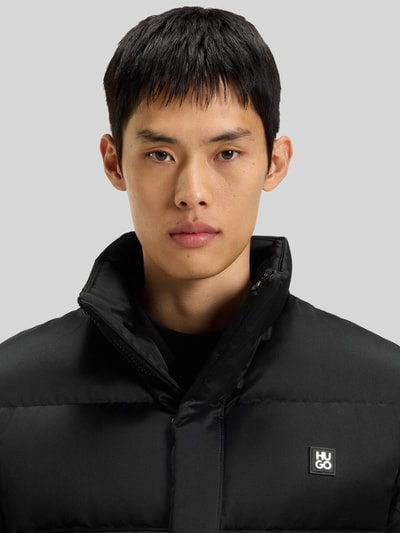 HUGO Regular fit gewatteerd jack met opstaande kraag, model 'BALTO' Zwart - 3