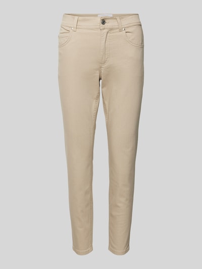 Angels Slim Fit Jeans mit verkürztem Schnitt Modell 'ORNELLA' Sand 1