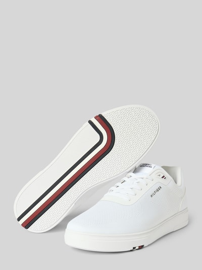 Tommy Hilfiger Low Top Sneaker aus Strick-Mesh Weiss 4