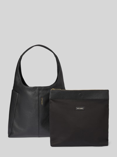 Hey Marly Torba shopper z mieszanki skóry bydlęcej model ‘Alltime Lover’ Czarny 2