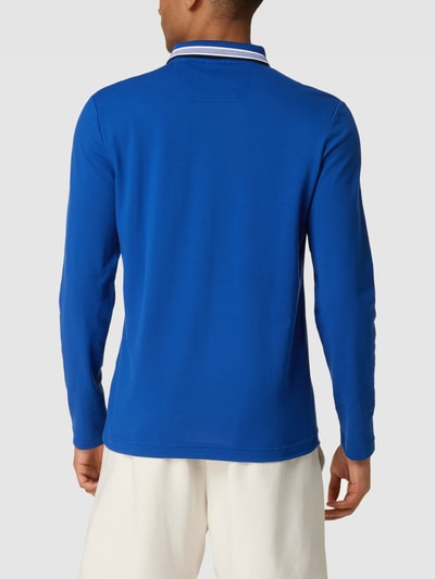 BOSS Green Poloshirt mit langen Ärmeln Modell 'PLISY' Royalblau 5