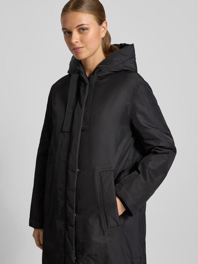 Marc O'Polo Płaszcz parka o kroju regular fit z kapturem Czarny 3