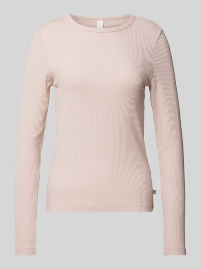 QS Longsleeve mit Rundhalsausschnitt Rosa 2