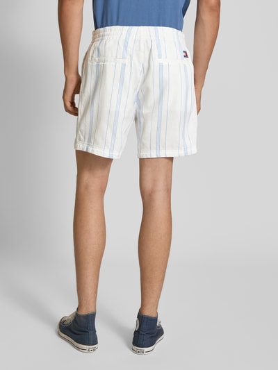 Tommy Jeans Regular Fit Shorts mit Allover-Muster Offwhite 5