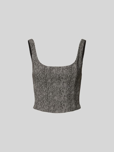 Staud Crop Top mit Reißverschluss Black 2