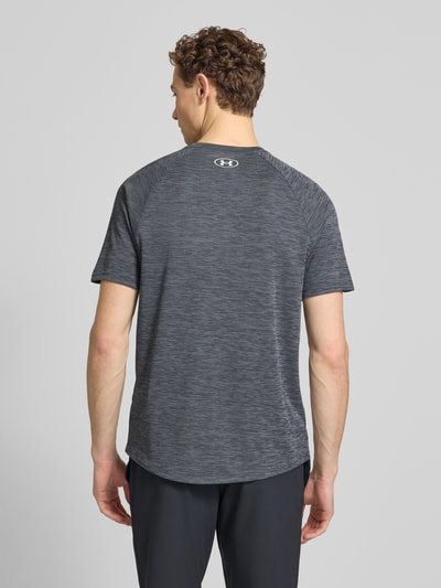 Under Armour T-Shirt mit Label-Print Modell 'Tech' Anthrazit 5