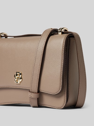 BOSS Torba na ramię z aplikacją z logo Beżowy 3