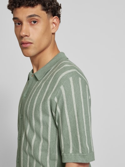 Jack & Jones Freizeithemd mit Knopfleiste Modell 'EMIL' Mint 3