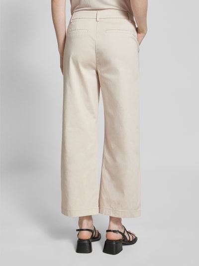 comma Straight Leg Hose mit Gürtelschlaufen Beige 5