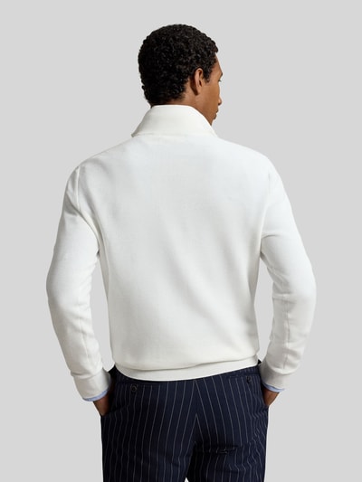Polo Ralph Lauren Troyer o kroju regular fit z czystej bawełny Biały 4