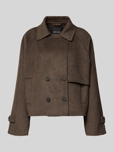 OPUS Jacke aus Woll-Mix Modell 'Haili' Hellbraun 2