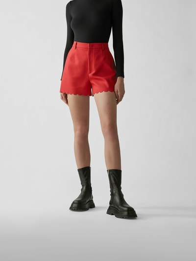 RED Valentino Shorts mit Muschelsaum Hellrot 4