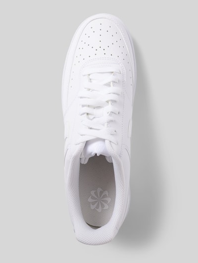 Produktfoto, Herren Sneaker mit abgerundete-Spitze, Schnürung, Modell 'Court Vision Low', Logo, weiß, Absatzhöhe 2 cm, Schafthöhe 8 cm, Schaftweite 10 cm, Nike