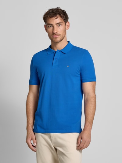Christian Berg Men Poloshirt mit Label-Stitching Royal 4