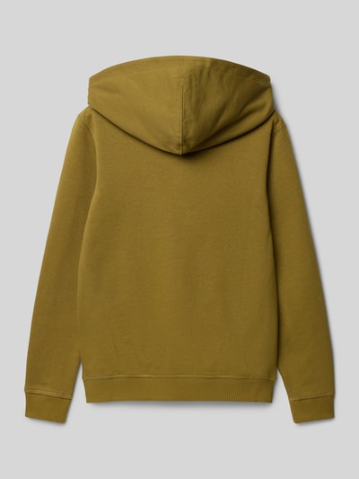 Jack & Jones Hoodie met labelstitching en kangoeroezak Olijfgroen - 3