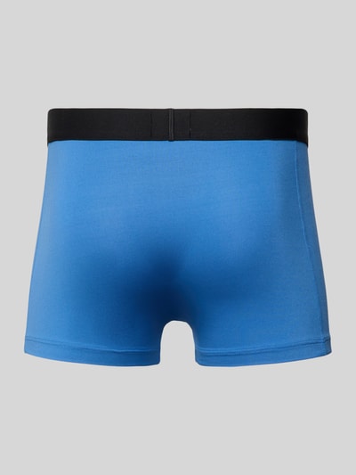 Produktfoto, Trunks im 3er-Pack Modell 'MICRO ONE' von BOSS, Optik: Unifarben, Label-Stitching, Label-Schriftzug, Bundabschluss: elastisch