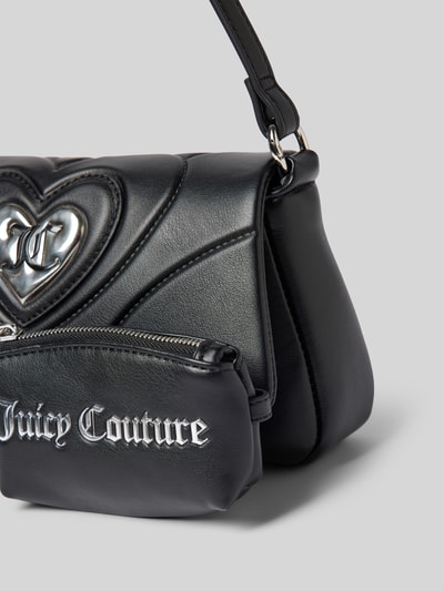 Juicy Couture Torebka z ozdobnymi szwami model ‘EMILIY’ Czarny 3