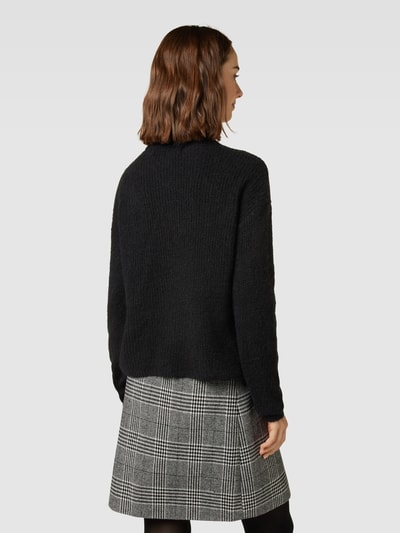 Vero Moda Gebreide pullover met schipperskraag, model 'MILI' Zwart - 5