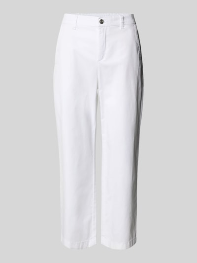 MAC Capribroek met paspelzakken aan de achterkant Wit - 2