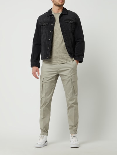 Antony Morato Skinny fit cargobroek met stretch, model 'Nikki' Beige - 1