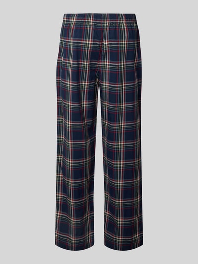 Christian Berg Men Relaxed fit pyjamabroek met tunnelkoord Marineblauw - 3