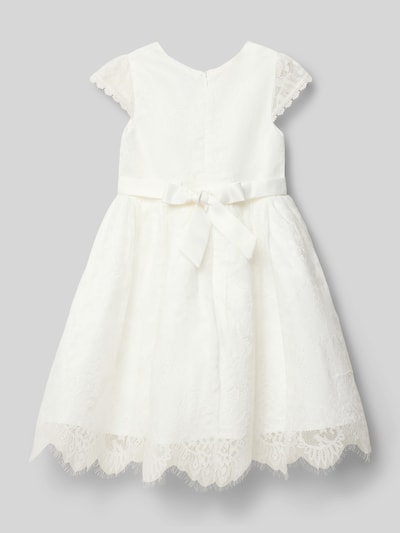Happy Girls Regular Fit Kleid mit Spitzenbesatz Ecru 3