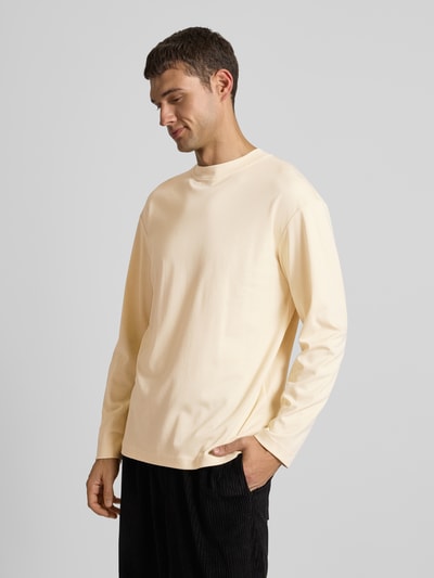 SELECTED HOMME Relaxed Fit Longsleeve mit Stehkragen Modell 'DANI' Sand 4