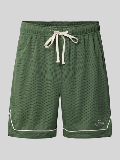 PROHIBITED Korte mesh broek met elastische band Groen - 2