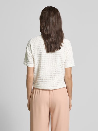 Jake*s Collection T-Shirt mit Rundhalsausschnitt Beige 5