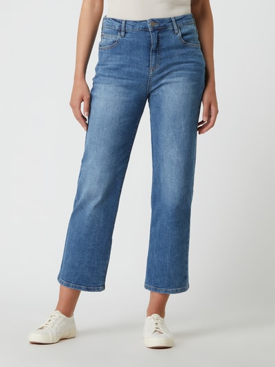 OPUS Straight Fit Jeans mit Stretch-Anteil Modell 'Lani' Jeansblau 4