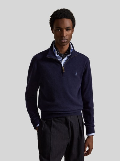 Polo Ralph Lauren 'Regular fit' schipperstrui van pure wol Marineblauw - 4
