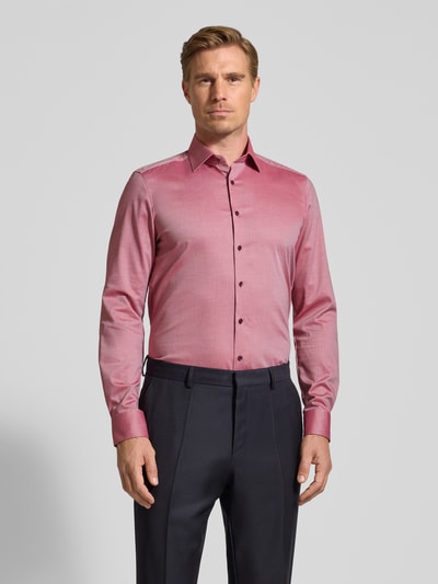 OLYMP Level Five Slim fit zakelijk overhemd met kentkraag Rood - 4