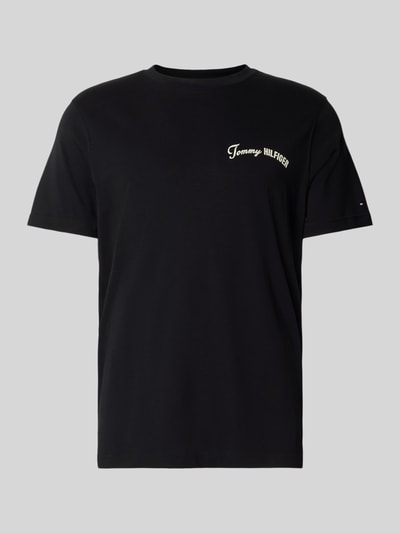 Tommy Hilfiger Regular Fit T-Shirt aus reiner Baumwolle Black 2