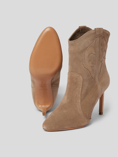 Ba&sh Stiefeletten mit Pfennigabsatz Taupe 6
