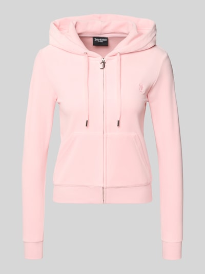 Juicy Couture Bluza rozpinana z wyhaftowanym logo model ‘ROBERTSON’ Różowy 2