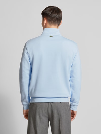 Lacoste Sweatshirt mit Stehkragen Modell 'HERITAGE' Hellblau 5