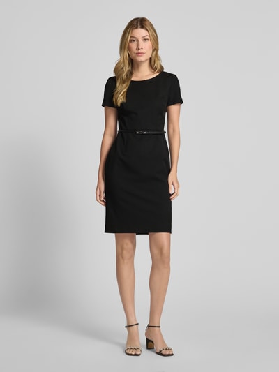 Christian Berg Woman Selection Sukienka z okrągłym dekoltem Czarny 1