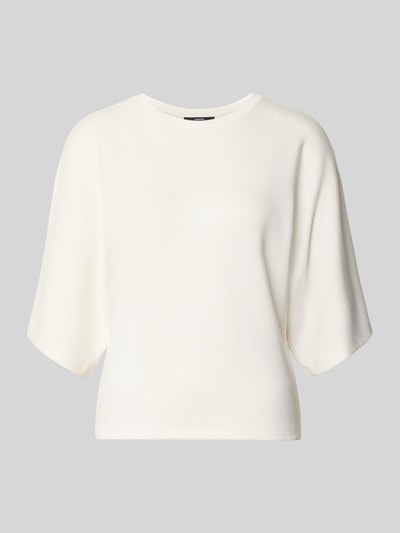 Produktfoto, Relaxed Fit Sweatshirt aus elastischem Modal-Mix Modell 'Unora' von someday, cremeweiß, Halbarm, rundhals, glatte Oberfläche