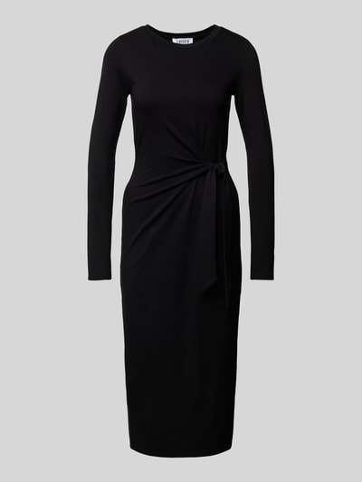 EDITED Midikleid mit Knotendetail Modell 'Beate' BLACK 2